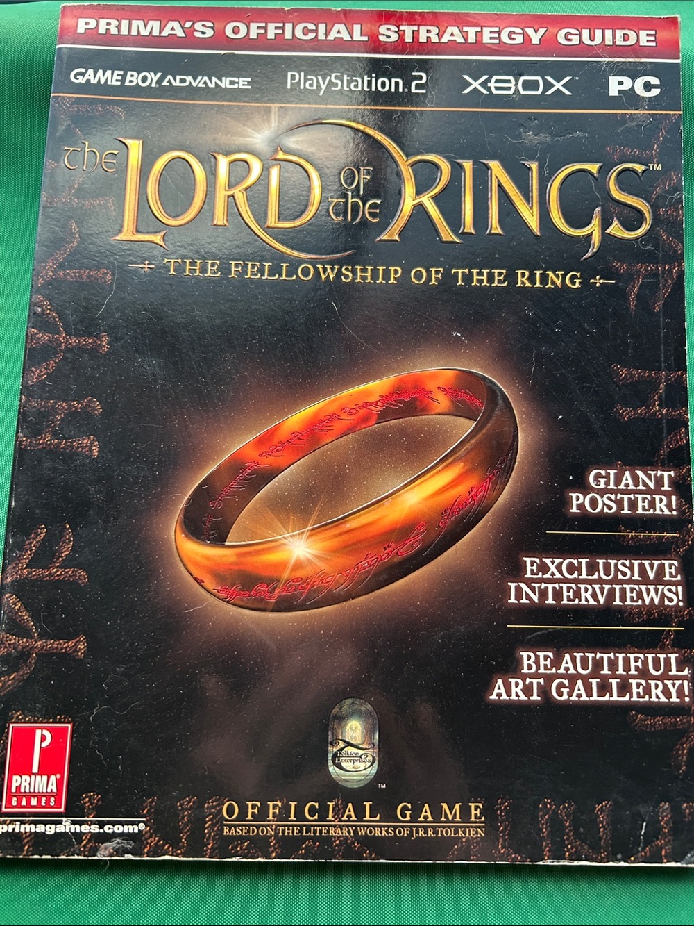 Prima’s  Lord of the Rings Strategy Guide 
The Fellowship of The Ring